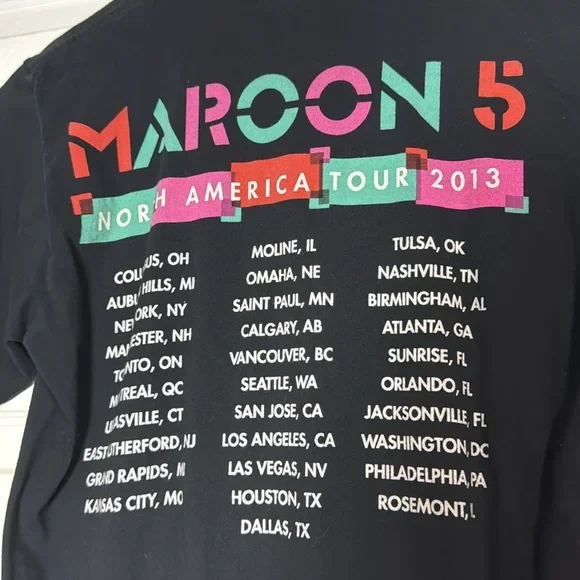 Maroon 5 T-Shirt - Picture 5 of 6